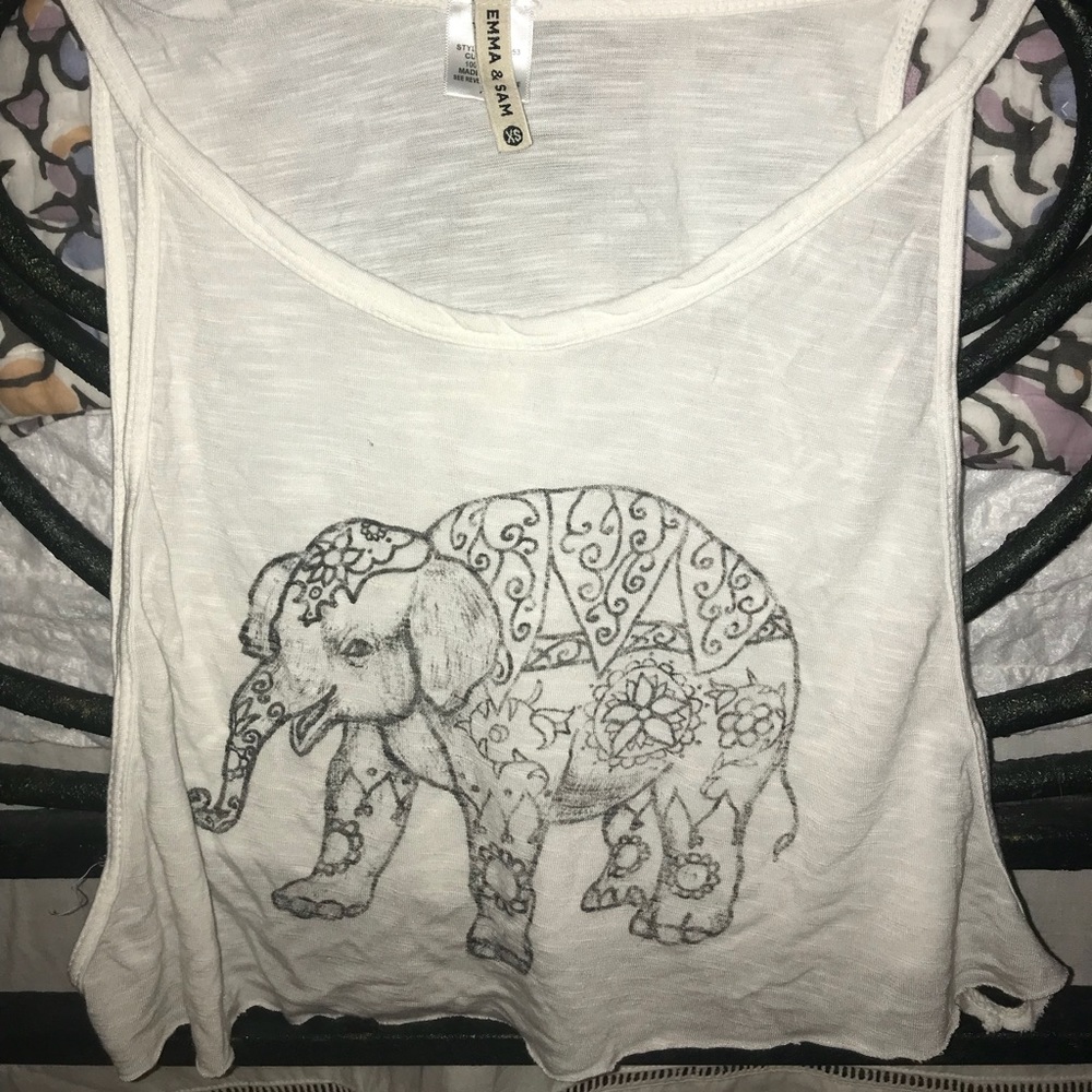 lf tank top with elephant